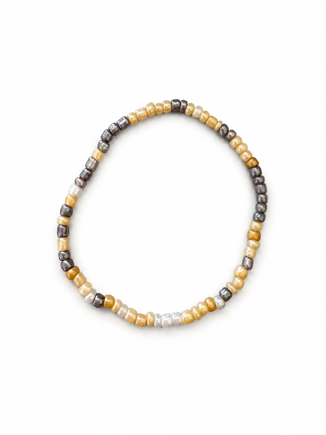 Silver & Champagne Bracelet
