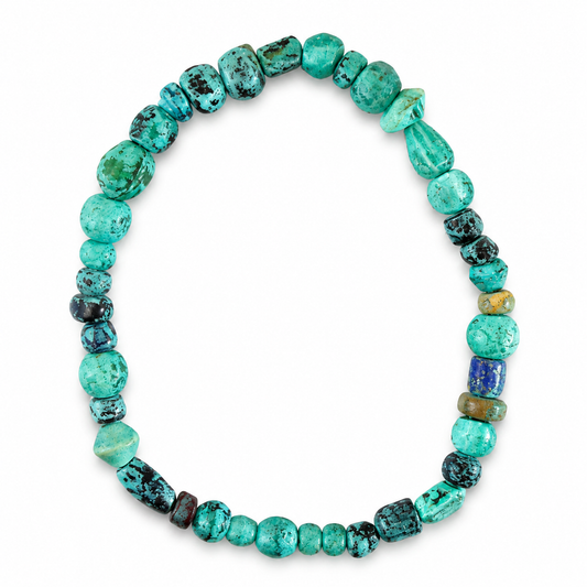 Turquoise Toned Mosaic Bracelet
