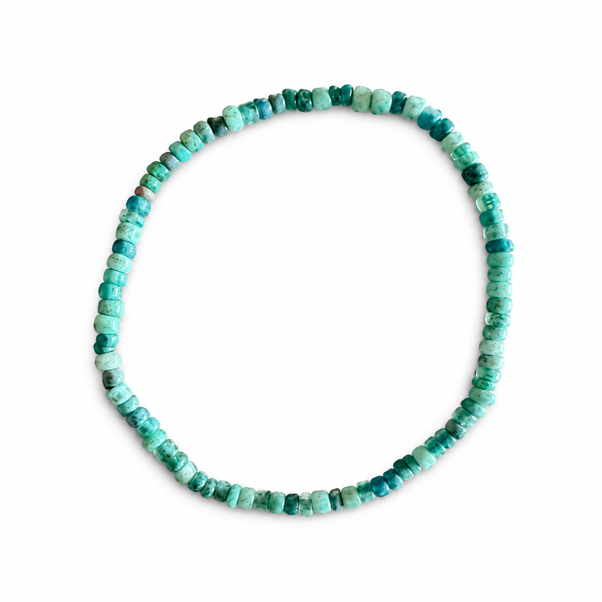 Coastal Turquoise Toned Chip Bracelet
